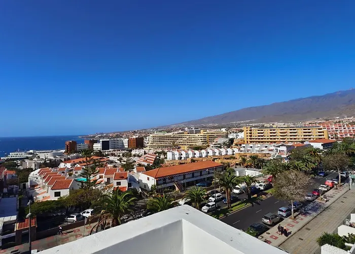 Spacious Penthouse Palmeras Ocean View 300 M To The Appartement Costa Adeje (Tenerife)